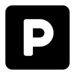 Map Parking SVG Icon